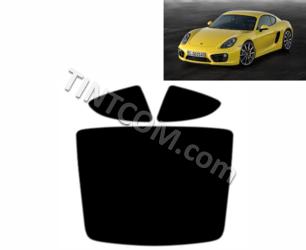                                 Passgenaue Tönungsfolie - Porsche Cayman (3 Türen, Coupe, 2012 - ...) Solar Gard - NR Smoke Plus Serie
                            